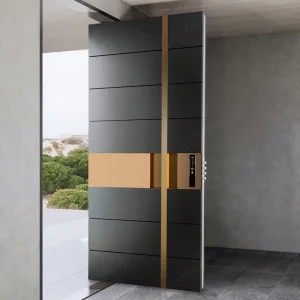 American Style Custom Design Exterior Entry Door Secure Front Door for House
