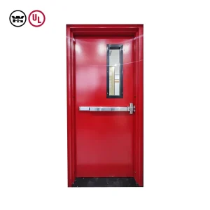 American-Style Fire-Resistant Steel Door with 1-3 Hour Rating for Outdoor Corridors