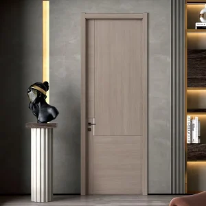 American Villa Solid Wood Interior Door, Single Door Leaf Without Door Frame