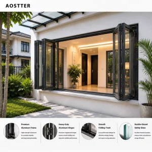 Anodized Thermal Break Aluminum House, Picture, and Folding Windows