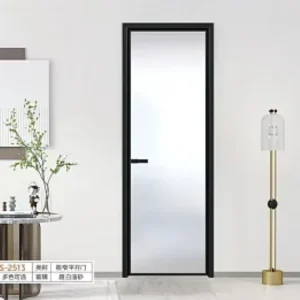 Anti-Corrosion, Durable Waterproof Aluminum Glass Swing Door for Bathroom Partition and Shower Enclosure