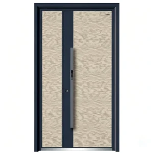 Anti-Theft Aluminum Alloy Smart Lock Swing Front Entry Door Manual Opening for Apartments and Villas