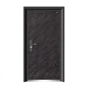 Anti-Theft Aluminum Alloy Smart-Lock Swing Front Entry Door for Apartment or Villa Exterior Use