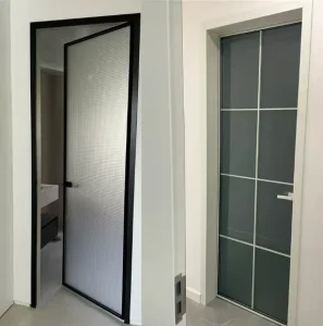 Anti-Theft Aluminum Swing Door with Smooth Action for Balcony Entrance
