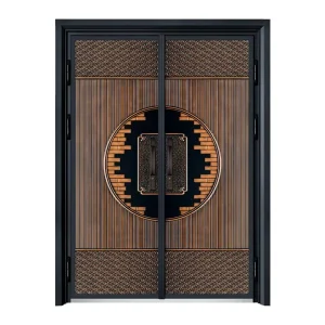 Anti-Theft Cast Aluminum Security Entrance Door for Villa Residence
