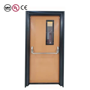Anti-Theft Fireproof Steel Security Door for Exterior Entry