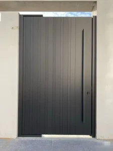 Anti-Theft Modern Aluminum Alloy Entrance Courtyard Doors for Villa