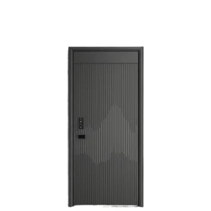 Anti Theft Steel Entry Door, Traditional or Modern Style, Swing-Open Exterior Door for House