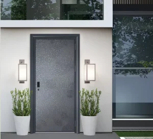 Anti-Theft Steel Security Entry Door, Fireproof and Soundproof, Residential Main Entrance