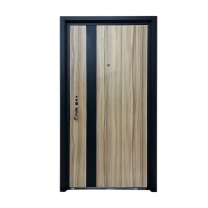 Apartment Hotel Security Steel Door with Transfer Pattern