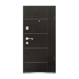 Armored Steel Security Door Reinforced PVC Main Entry Gate for Residential Villa Front Door