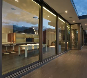 As2047 Australian Standard Soundproof Energy Saving Aluminium Sliding Door Tempered Glass Patio Glass Sliding Door