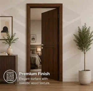 Assembled Interior Door with Decorative Strip, Spliced Structure, Anti-Scratch, Waterproof