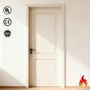 Australia Standard FD30 Interior Solid Wooden Fire Door, AS 1905 Certified, 90-Minute Fire Rated