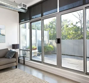 Australian AS2047 Aluminum Doors Exterior Double Glazed 4 Panel Mosquito Net Sliding Patio Doors Automatic Sliding Door