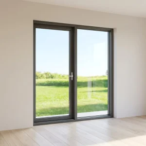 Australian Standard Thermal Broken Bridge Aluminum Outward Casement Door Wind Resistant Exterior Entry Door for Villa Apartment