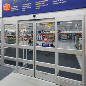 Automatic Aluminum Shopfront Sliding Door with Sensor for Retail