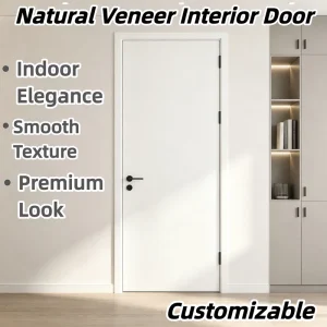 Baking Paint Interior Door Solid Wood Fully Filled Eco Friendly Low VOC Soundproof Door for Multifamily Building Projects