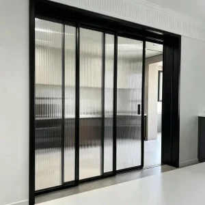 Balcony French Sliding Door with Energy-Efficient Glazing, Multi-Panel Panoramic Design