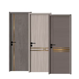 Bathroom Entry Wooden Melamine Finish Door