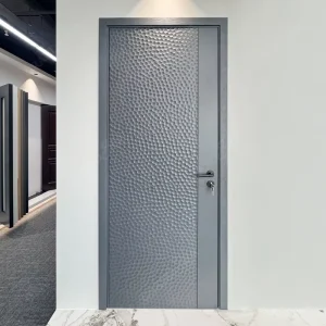 Bedroom Interior Solid Wood Single Swing Door with Sound Insulation