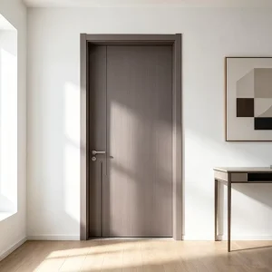 Bedroom PVC Flat Door, Soundproof, Fireproof, Moisture-Resistant, Hotel and Apartment Use