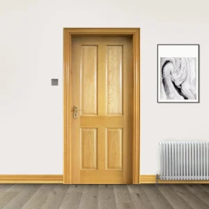 Bespoke Birch Wood Modern Design Interior Door for Minimalist Residential Villa and Modern Homes