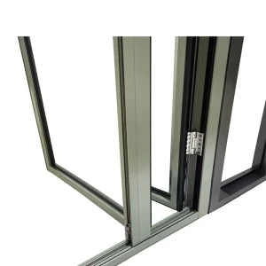 Best Design Aluminum Bi-fold Folding Door Soundproof Waterproof Double Glazing French Door for Villa Hotel