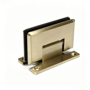Brass Frameless Shower Glass Clamp and Bathroom Glass Door Hinge