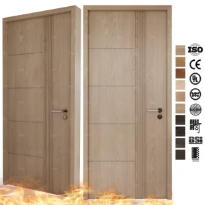 British Standards Bespoke Timber Internal Fire Door, BS Certified, FD30, Soundproof
