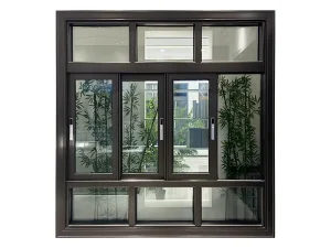 Broken Bridge Aluminum Alloy Balcony Doors with E85 Flush System, Floor-to-Ceiling Design, Soundproofing, and Vertical Opening