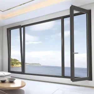Broken Bridge Aluminum Alloy Glass Casement Door for Villa Bedroom Exterior Hotel Apartment Heat-Insulating Sound Insulation