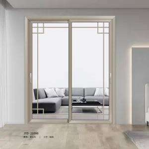 Broken Bridge Aluminum Alloy Sealed Soundproof Sliding Door for Living Room, Balcony, or Study