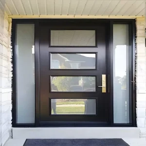 Broken Bridge Aluminum Sliding Doors with Large-View Tempered Glass for Living Room Balcony Customizable