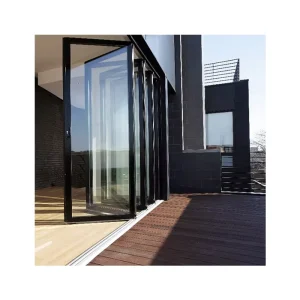 Bulletproof Sliding Folding Tempered Laminated Glass Aluminum Alloy Entrance Doors