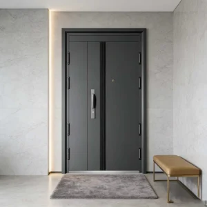 Bulletproof Steel Security Exterior Apartment Main Gate Stainless Steel Door