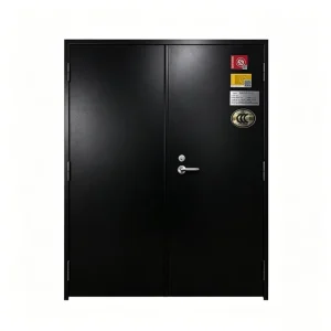 CAD-Customized 60/90-Minute Stainless Steel Fireproof Door for Workshop Safety