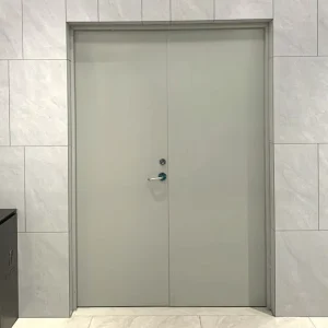 CE-Certified Fire-Resistant Commercial Steel Doors for Residential Fireproofing