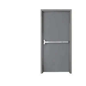 CE ISO Certified Steel Fire-Rated Hollow Metal Fire Exit Door for Apartments