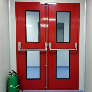 CE Steel Fireproof Emergency Exit Door for Staircases, Workshops, Supermarkets, and Hospitals