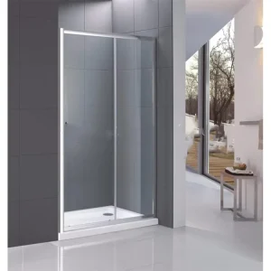 CE Tempered Glass Bathroom Shower Screen Sliding Door