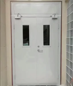 CE/UL Approved Airtight Fire-Rated Door with Vision Panel for Patient Rooms, Dispensaries, Cleanrooms, Malls and Entrances