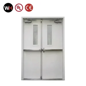 CE UL-Certified Fire-Resistant Commercial Steel Doors with Modern Design for Houses