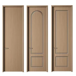 CPL Molded Composite Wood Interior Door Sound Insulation for Home Villa Apartment Bedroom Living Room