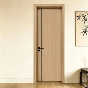 Carbon Crystal Wood Doors, Solid Wood-Filled, Custom Split-Set Interior Wood Doors