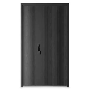 Carved Aluminum Front Entry Exterior Security Door with Iron Magnesium Frame