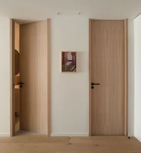 Modern Solid Wood Flush Interior Door