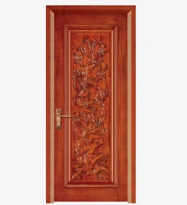 Carved Wooden Interior Door, Classical Design, High Quality