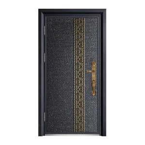 Cast Aluminium Front Door for Villa, Modern Security Entrance Door
