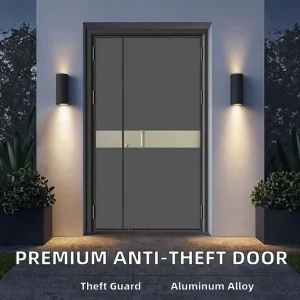 Cast Aluminum Door High-End Fireproof Entrance Door